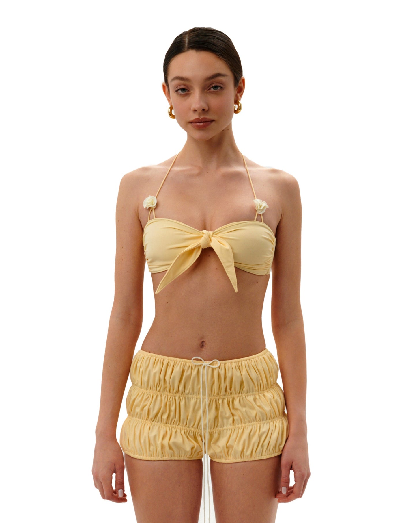 MILEY BUTTER YELLOW SHORTS