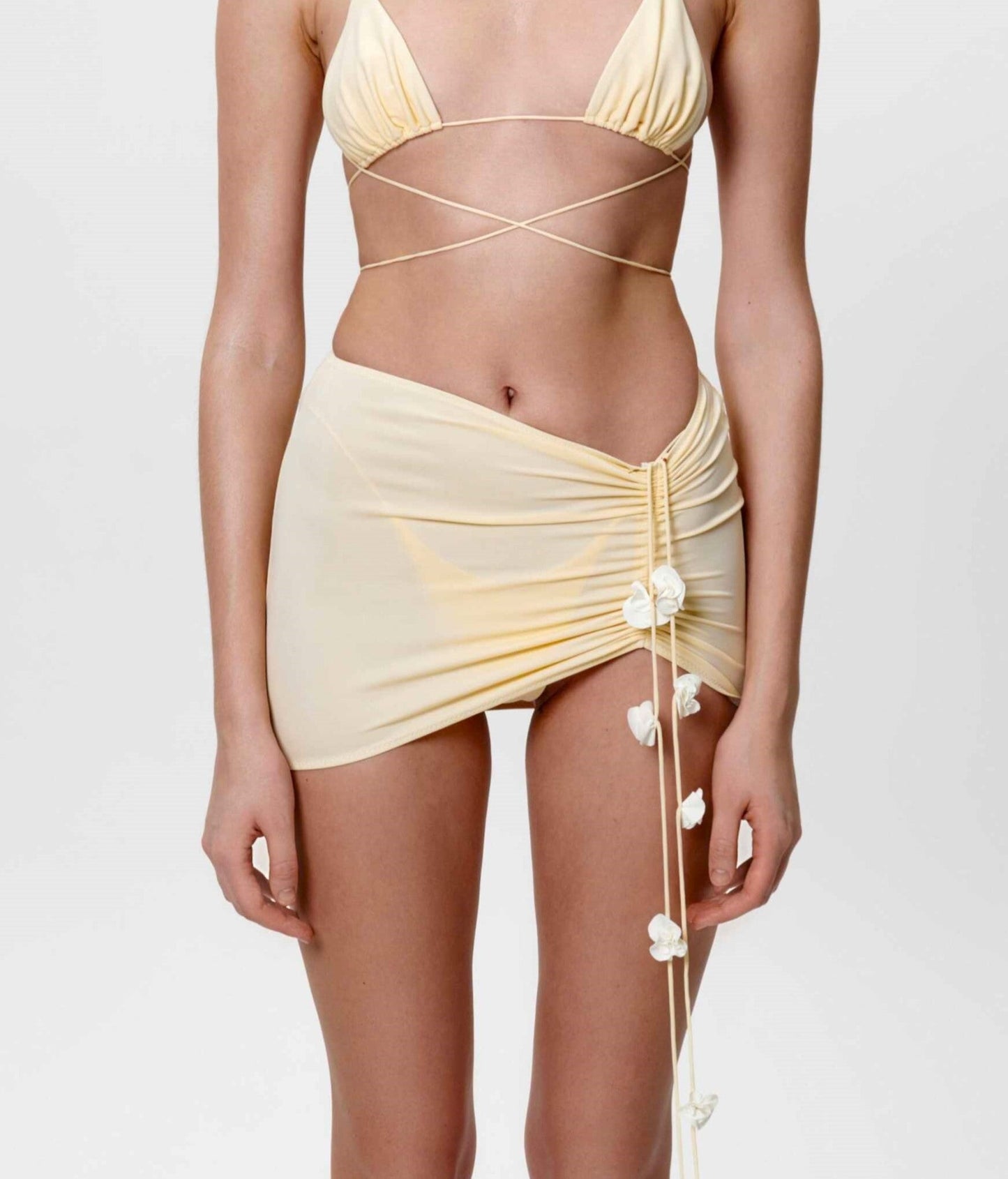 AMBER BUTTER YELLOW SKIRT