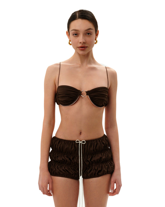 MILEY CHOCOLATE SHORTS