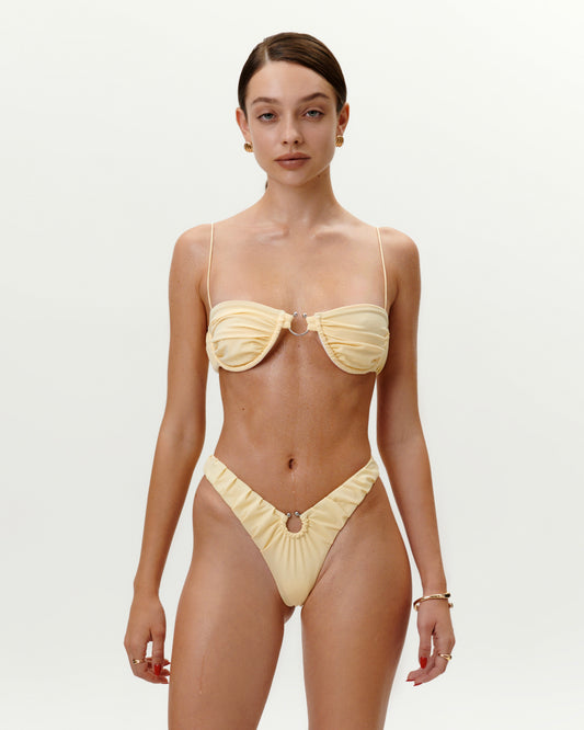 HAILEY BUTTER YELLOW TOP